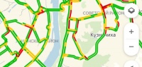 Шестибалльные пробки образовались на дорогах Нижнего Новгорода утром, 5 ноября